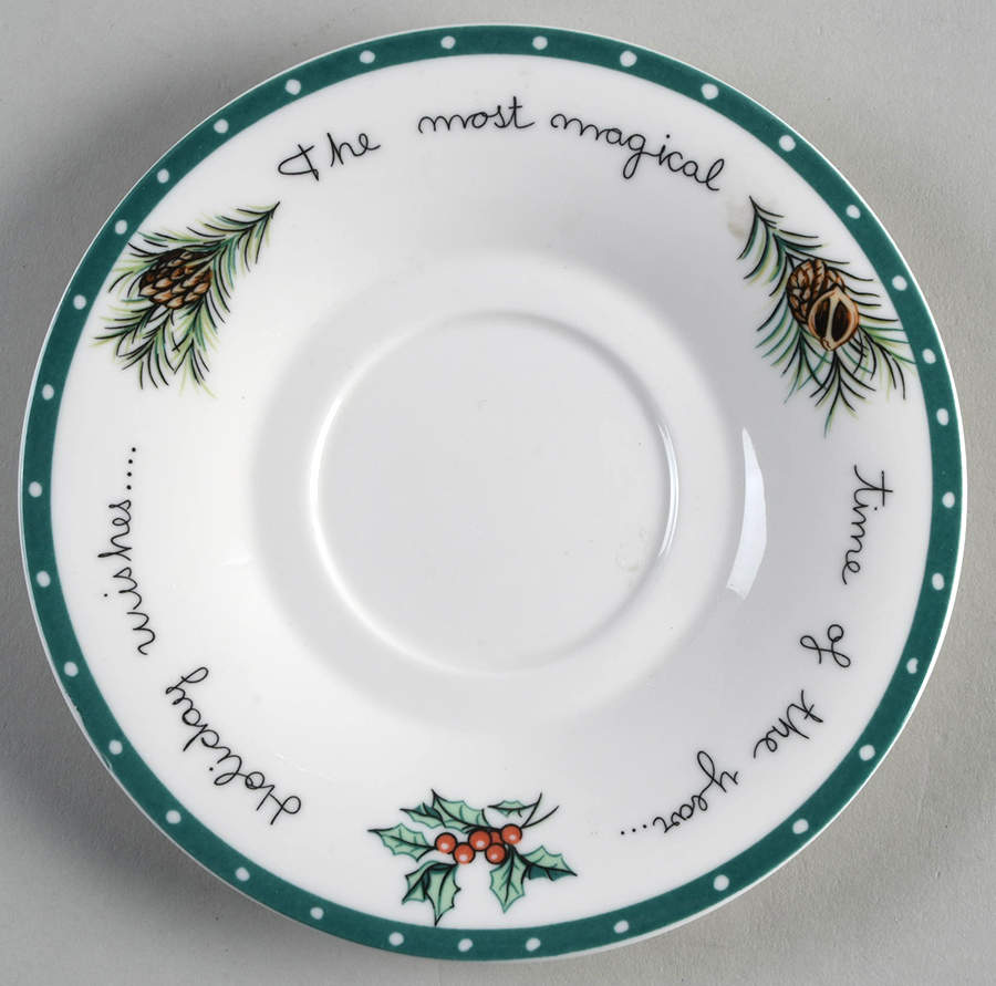 Christmas Wish Saucer by Mikasa-1