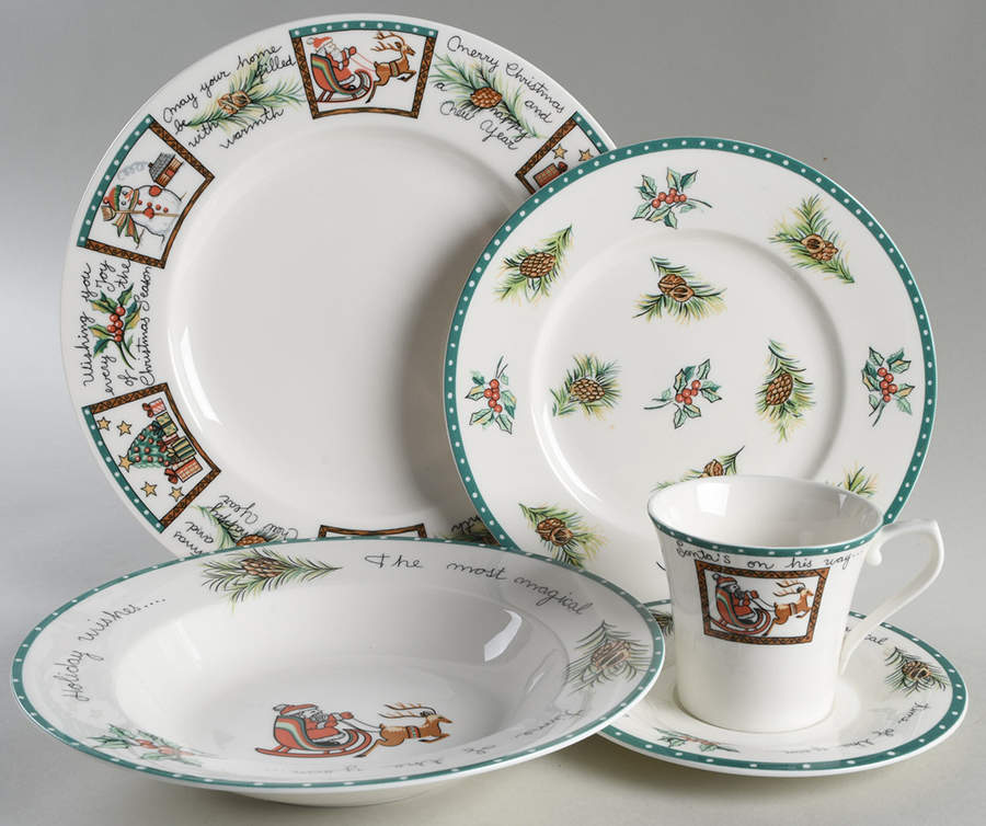 Christmas Wish 5 Piece Place Setting by Mikasa-1