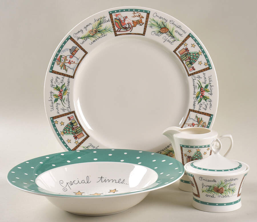 Christmas Wish 5 Piece Hostess Set by Mikasa-1