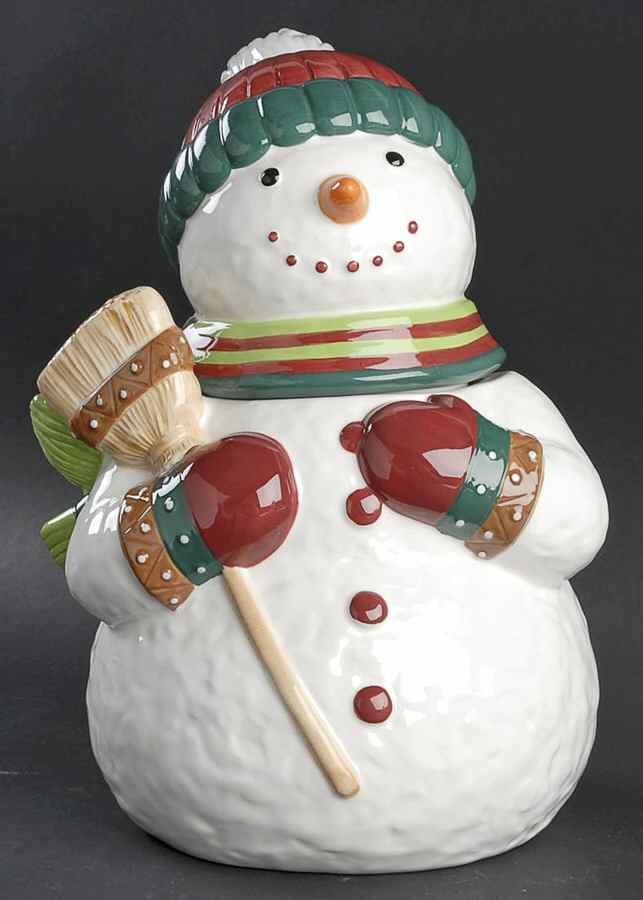 Christmas Wish Figural Cookie Jar & Lid by Mikasa-1