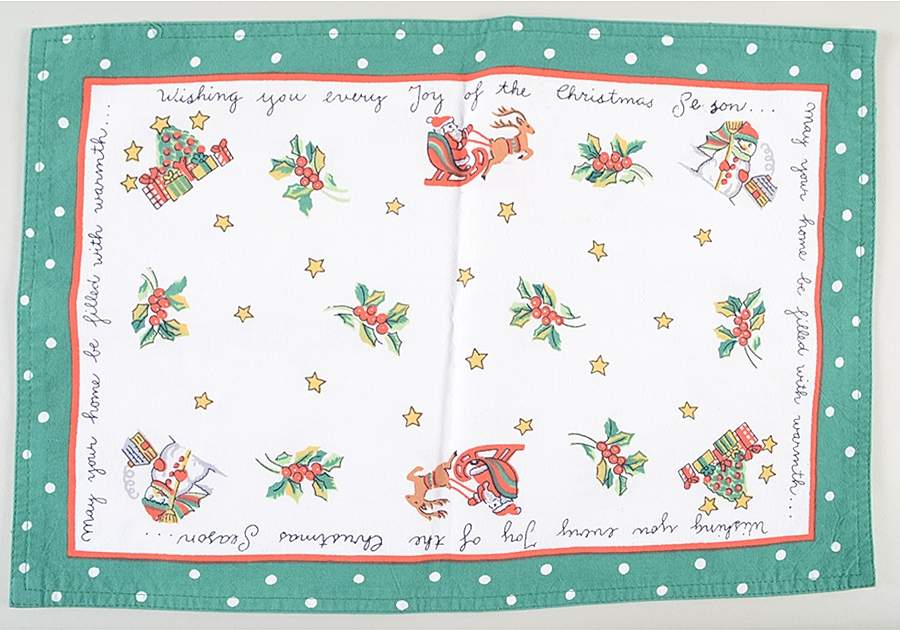 Christmas Wish Cloth Placemat by Mikasa-1