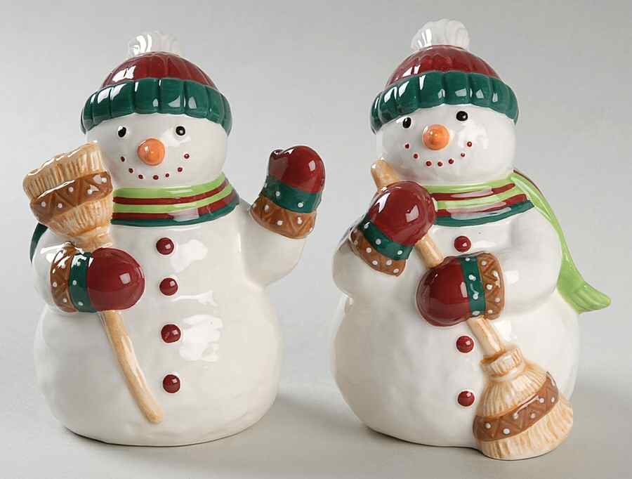 Christmas Wish Figural Salt and Pepper by Mikasa-1