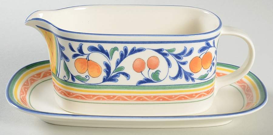 Windsor Park Gravy Boat & Underplate (Relish/Butter) by Mikasa-1