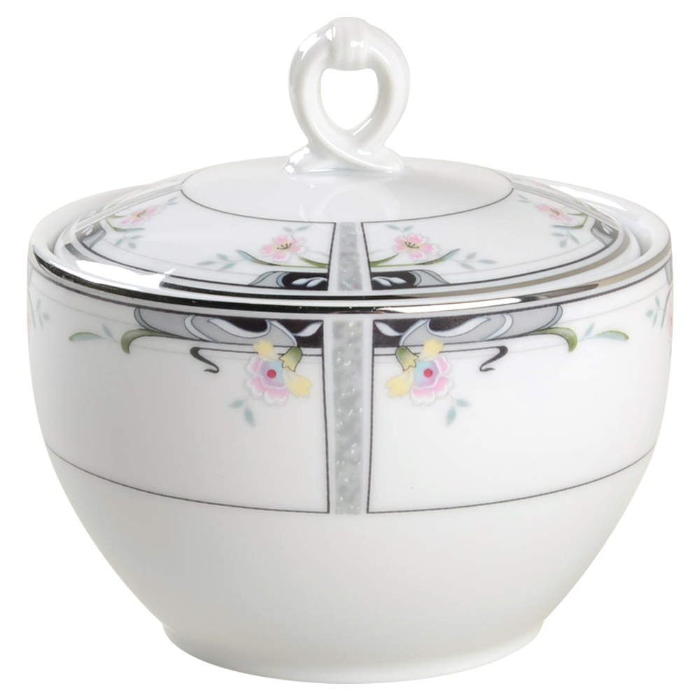 English Estate Sugar Bowl & Lid by Mikasa-1