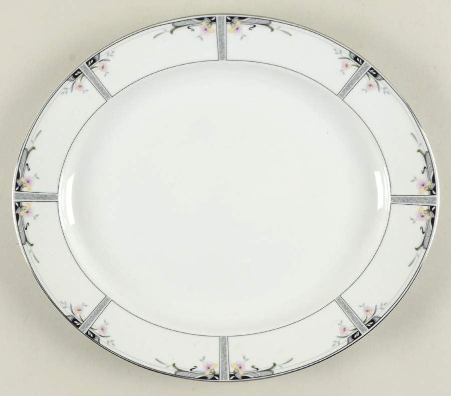 English Estate 13" Oval Serving Platter by Mikasa-1