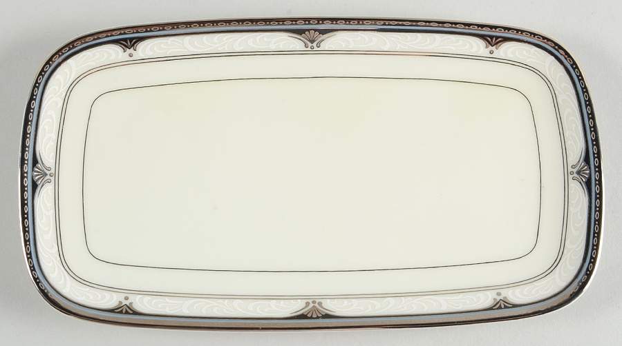 Silver Shells Butter Tray by Mikasa-1