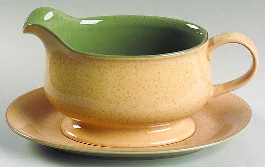 Wheat Gravy Boat & Underplate by Mikasa-1