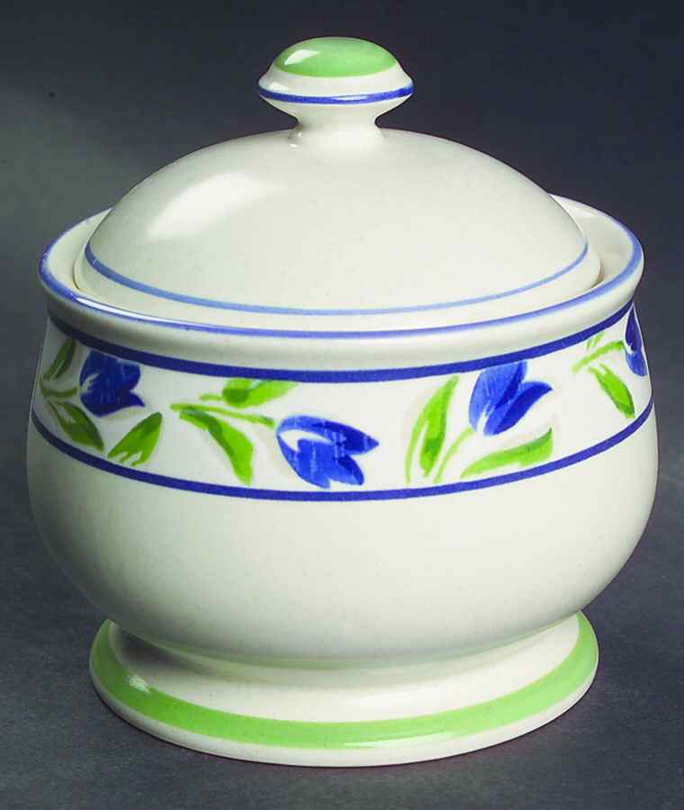 Spring Sonata Sugar Bowl & Lid by Mikasa-1