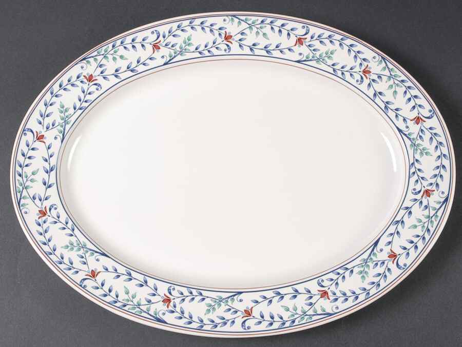 Hyde Park 15" Oval Serving Platter by Mikasa-1