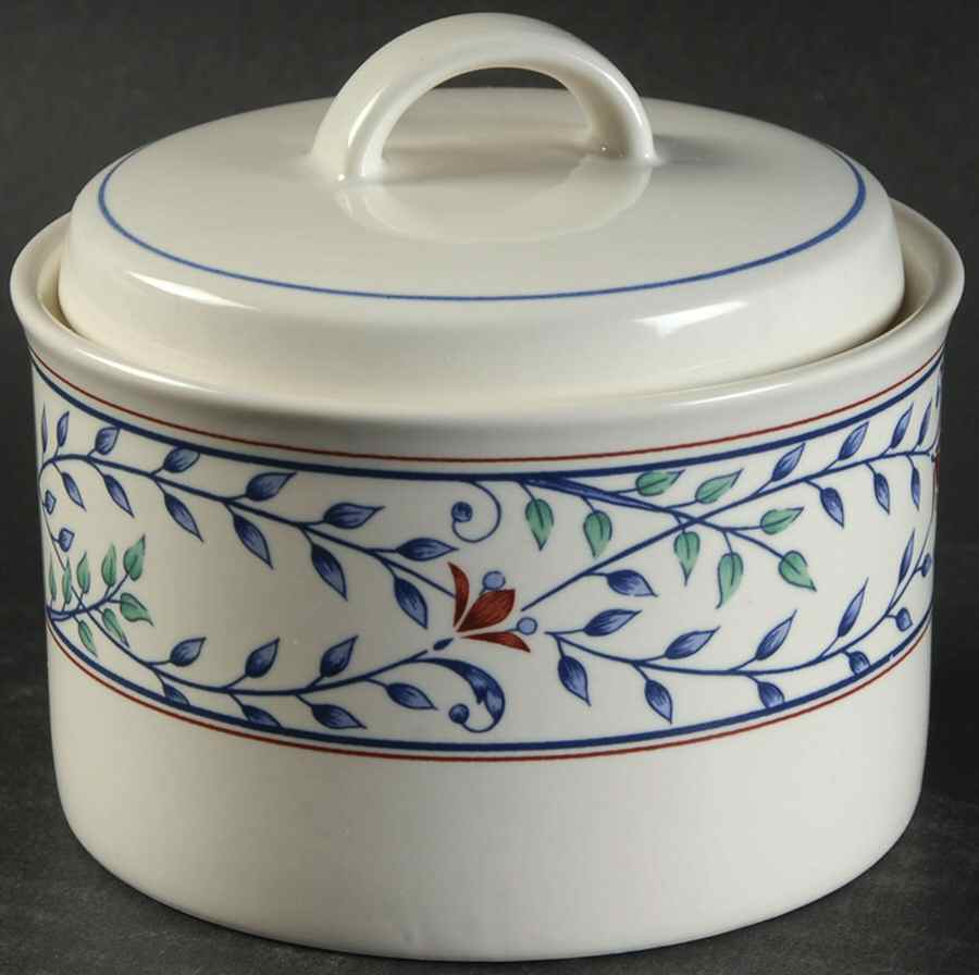 Hyde Park Sugar Bowl & Lid by Mikasa-1