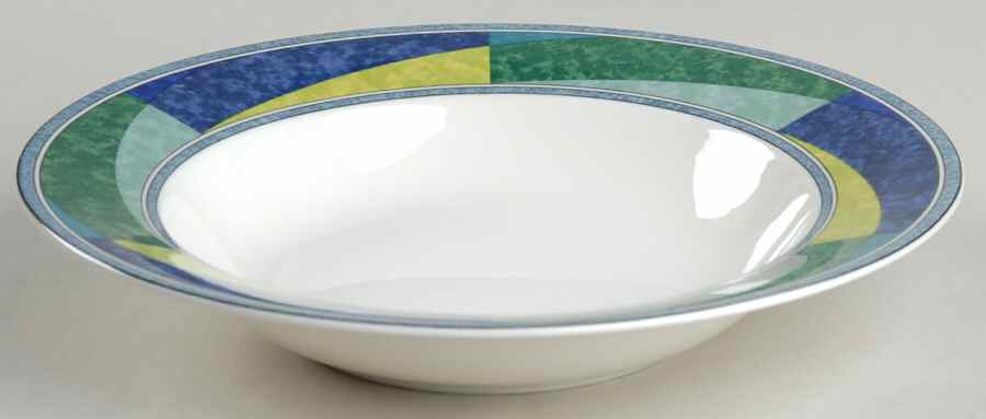 Color Image Large Rim Soup Bowl by Mikasa-1