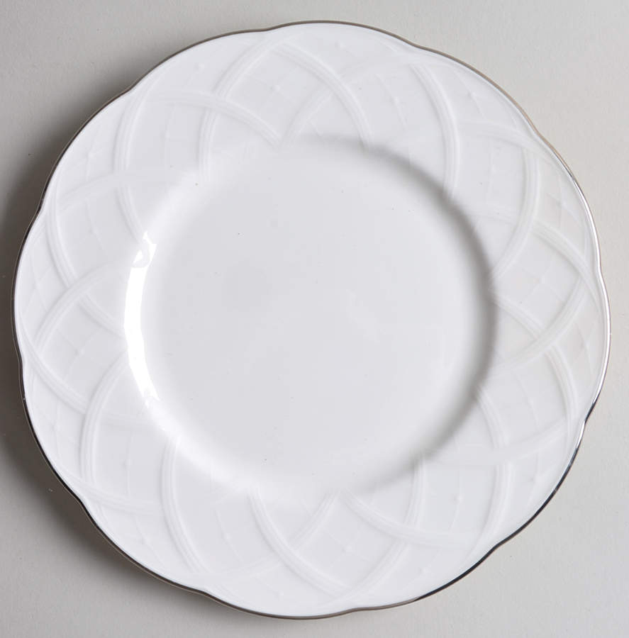 White House Platinum Salad Plate by Mikasa-1