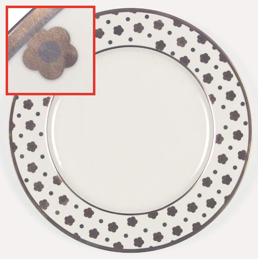 Golden Petals Dinner Plate by Mikasa-1