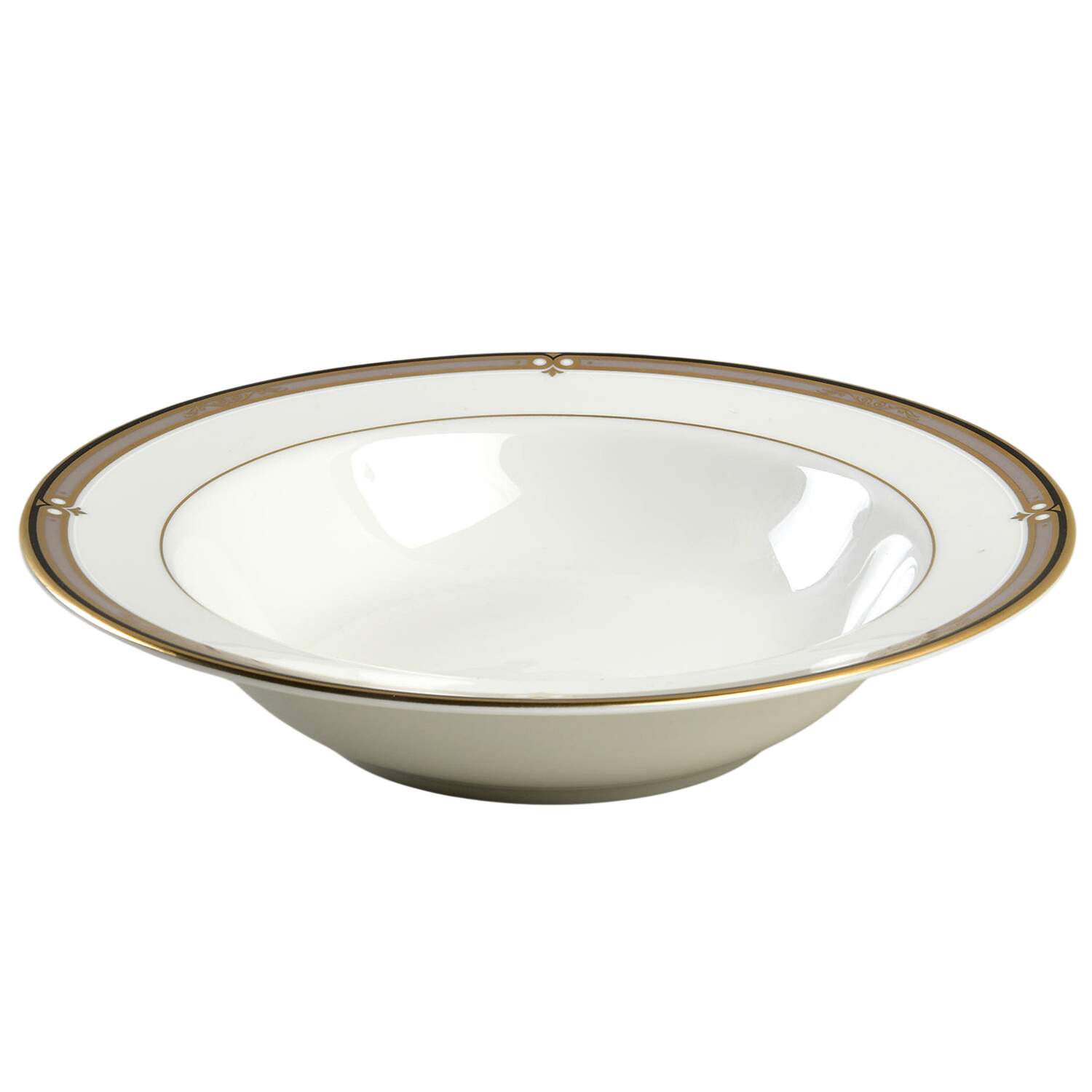 Ebony Circle Rim Fruit/Dessert (Sauce) Bowl by Mikasa-1