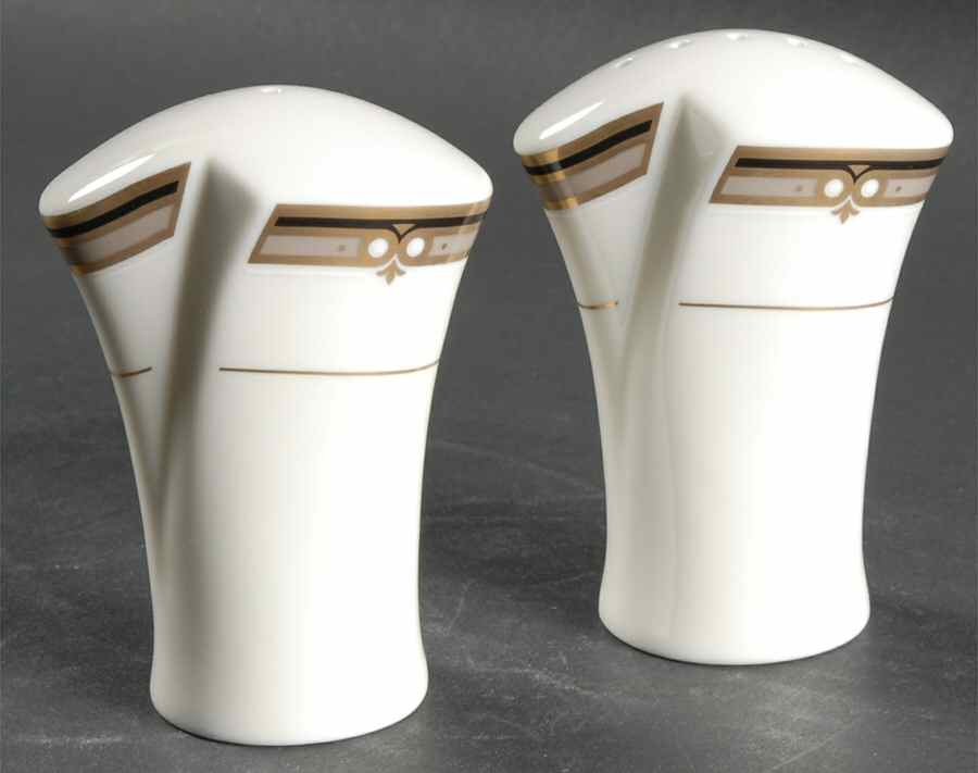 Ebony Circle Salt & Pepper Set by Mikasa-1