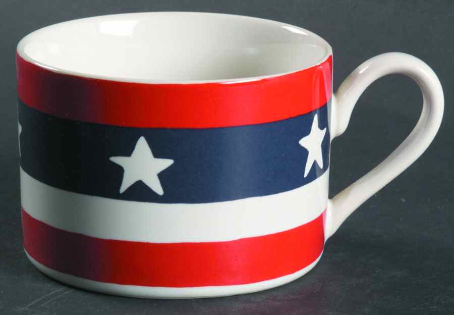 Stars and Stripes Flat Cup by Misono-1