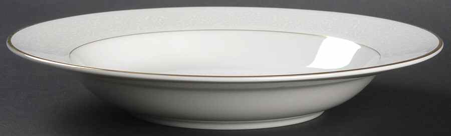 Victorian Lace Rim Soup Bowl by Mikasa-1