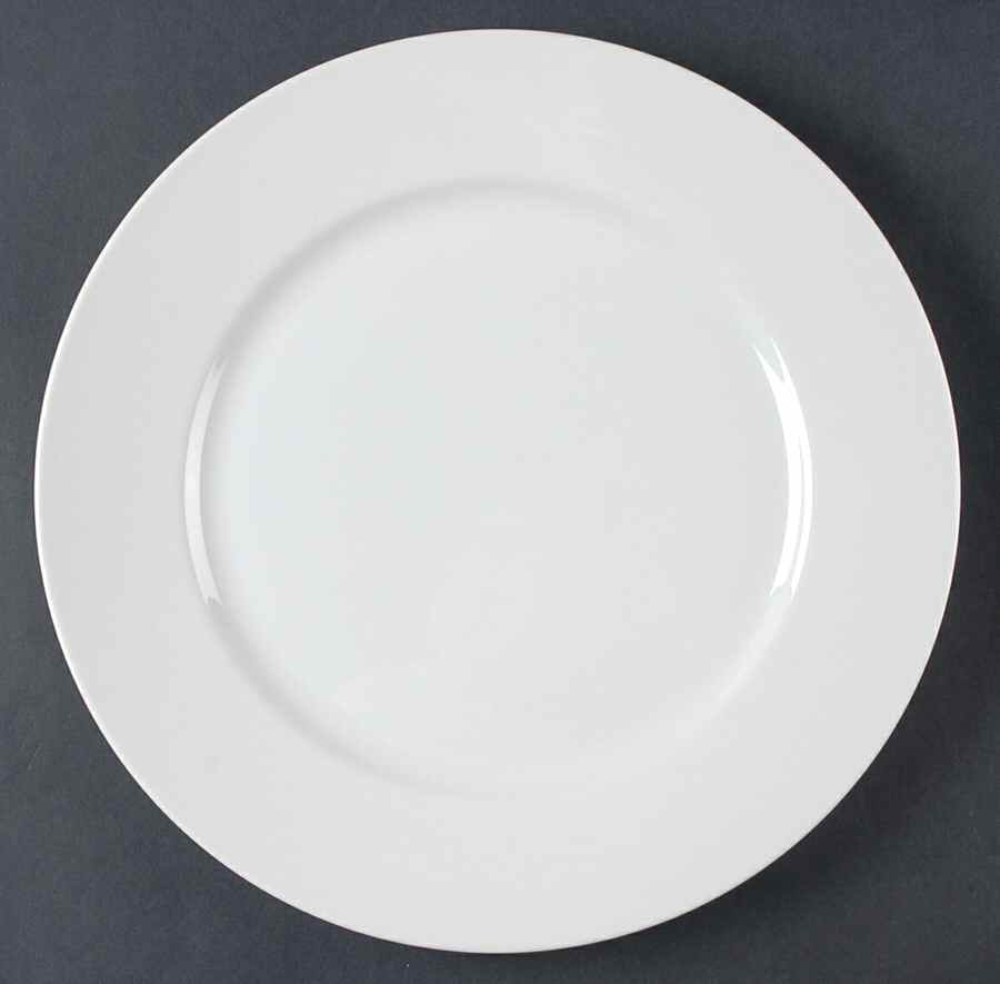 Athena White 12" Chop Plate (Round Platter) by Mikasa-1