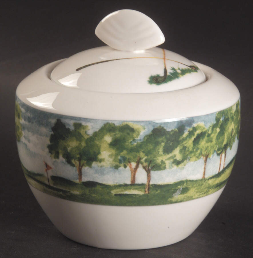 Country Club Sugar Bowl & Lid by Mikasa-1