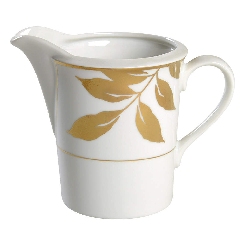 Gold Leaf White Creamer by Mikasa-1