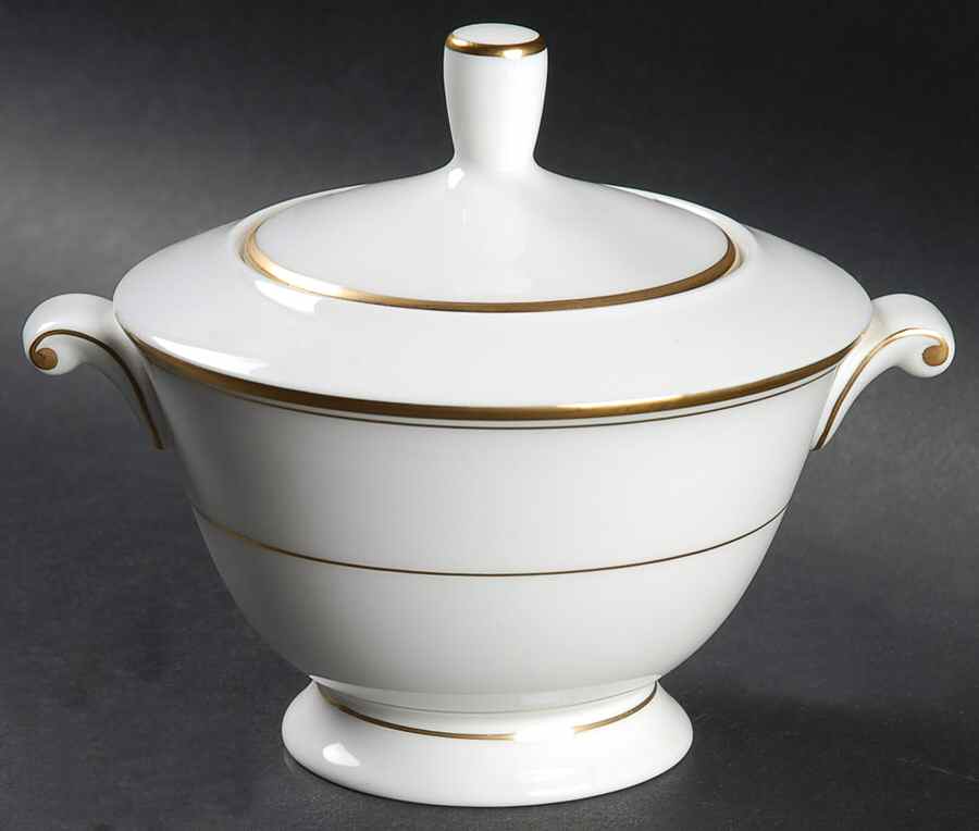 Gothic Gold Sugar Bowl & Lid by Mikasa-1