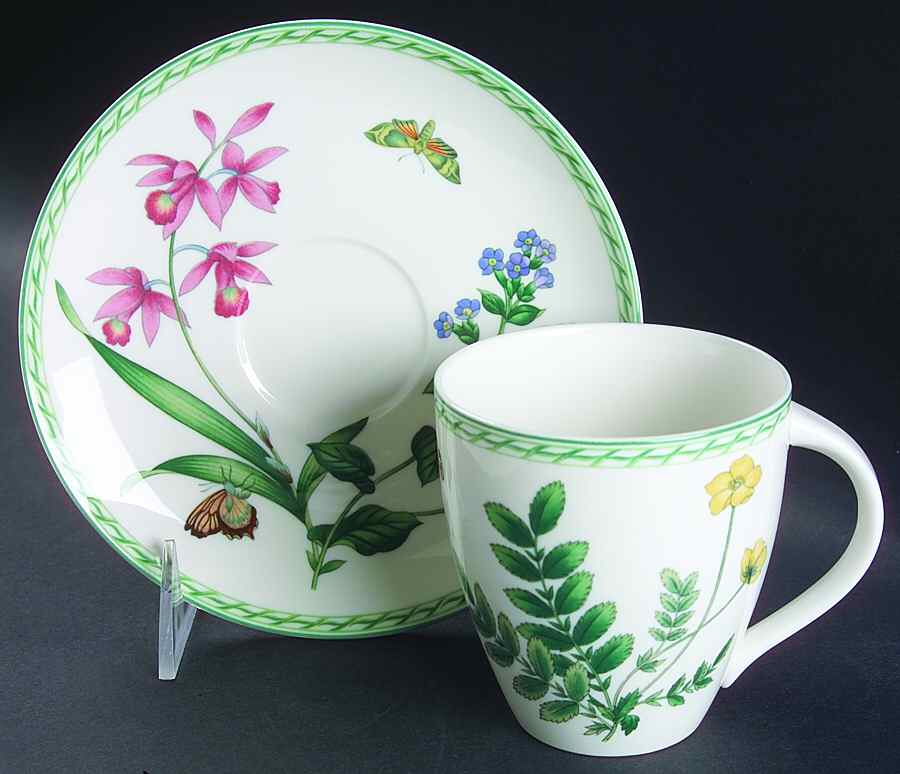 Garden Gallery Flat Cup & Saucer Set by Mikasa-1