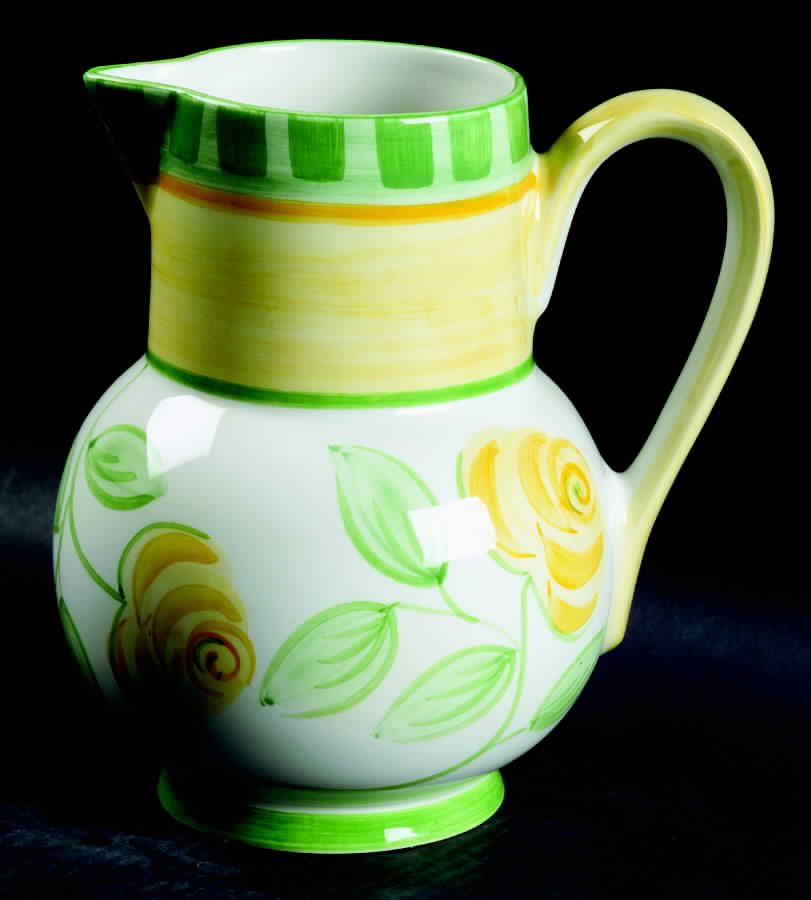 English Rose (Stoneware) 64 Oz Pitcher by Mikasa-1