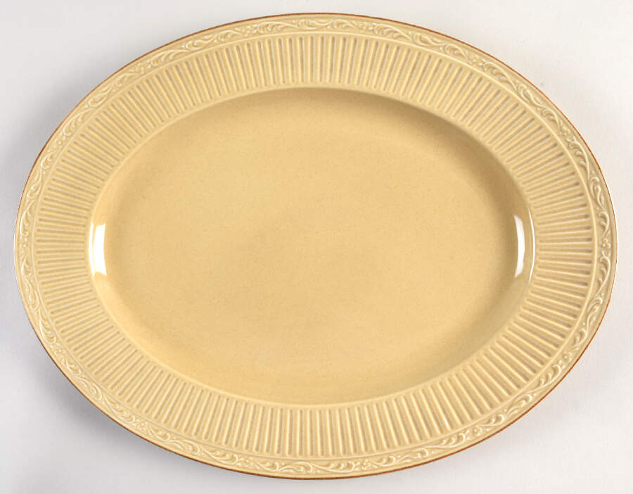 Cinnabar 15" Oval Serving Platter by Mikasa-1