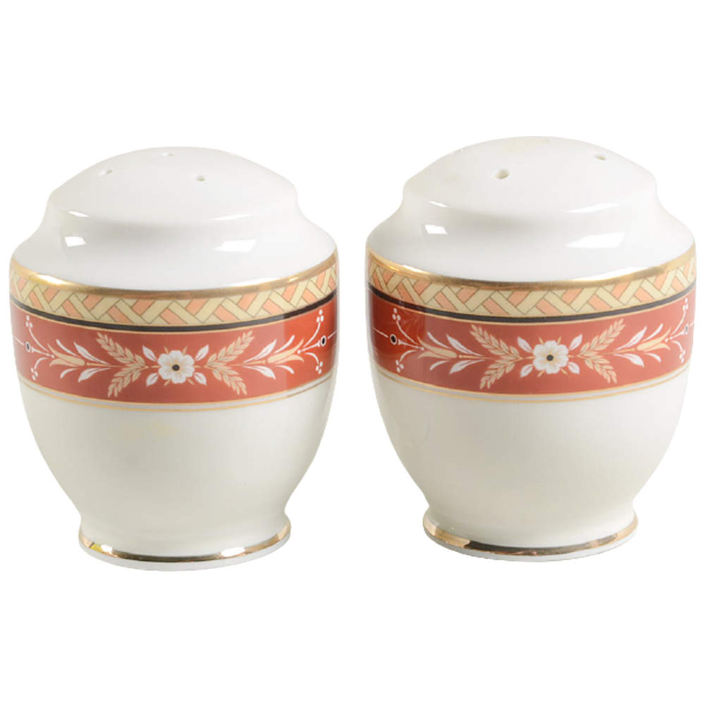 Park Rose Burgundy Salt & Pepper Set by Mikasa-1