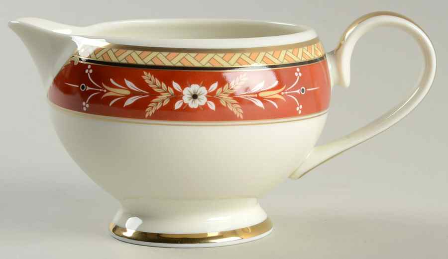 Park Rose Burgundy Creamer by Mikasa-1