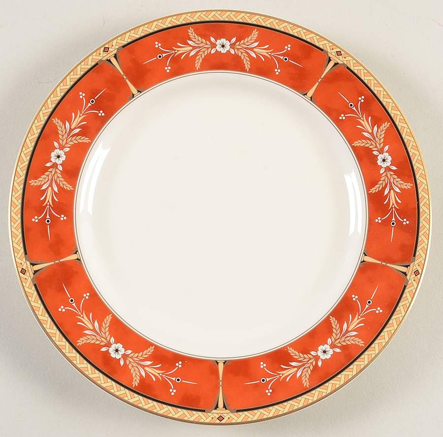 Park Rose Burgundy Salad Plate by Mikasa-1