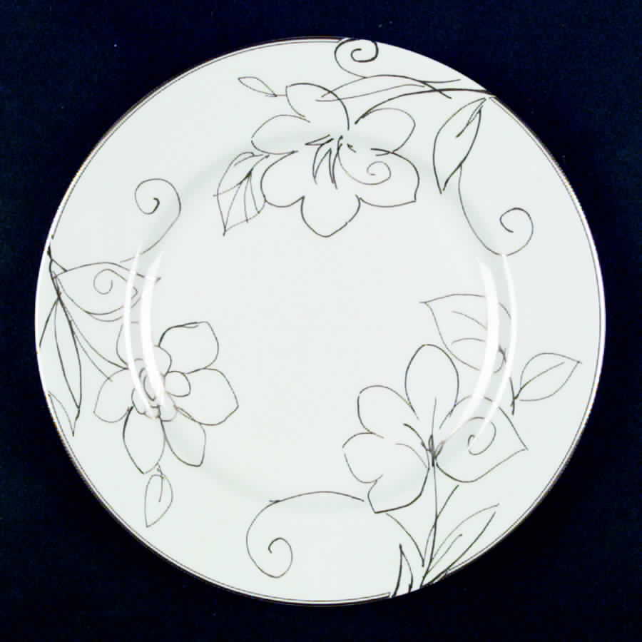 Golden Leaf Salad Plate by Mikasa-1