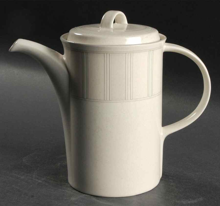 Cobblestone Coffee Pot & Lid by Mikasa-1