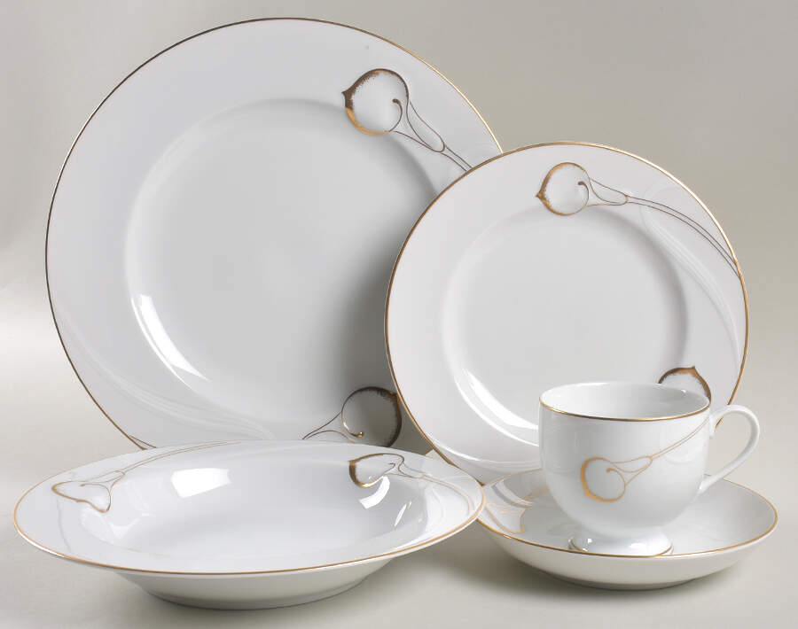 Candlelight Gold 5 Piece Place Setting by Mikasa-1