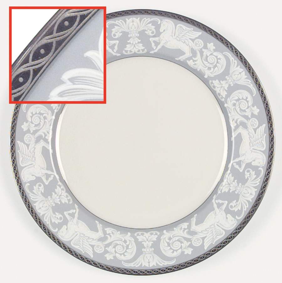 Gothic Crest Dinner Plate by Mikasa-1