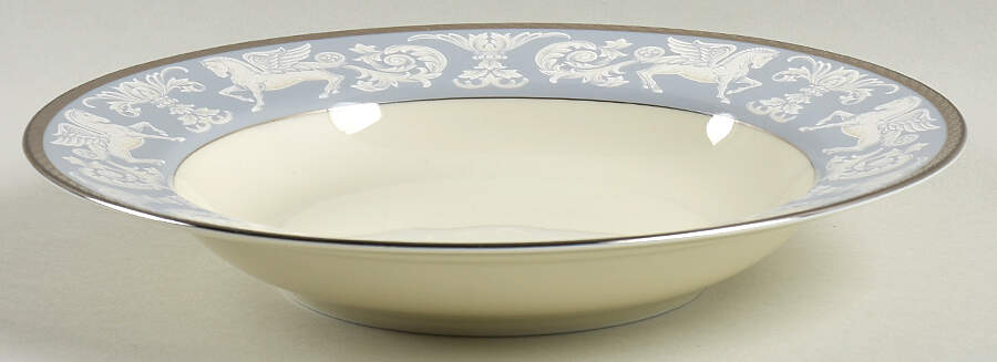 Gothic Crest Rim Soup Bowl by Mikasa-1