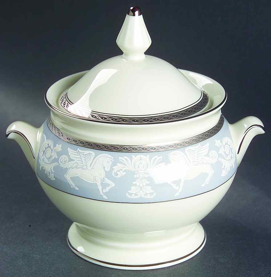 Gothic Crest Sugar Bowl & Lid by Mikasa-1