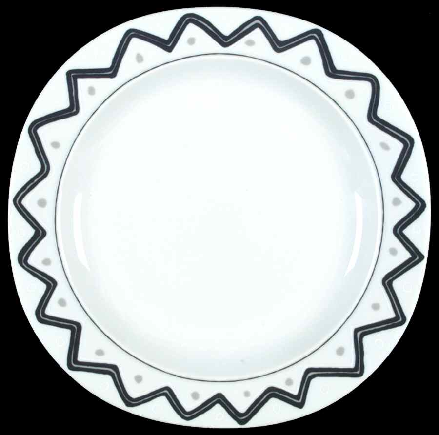 Duet Black Dinner Plate by Mikasa-1