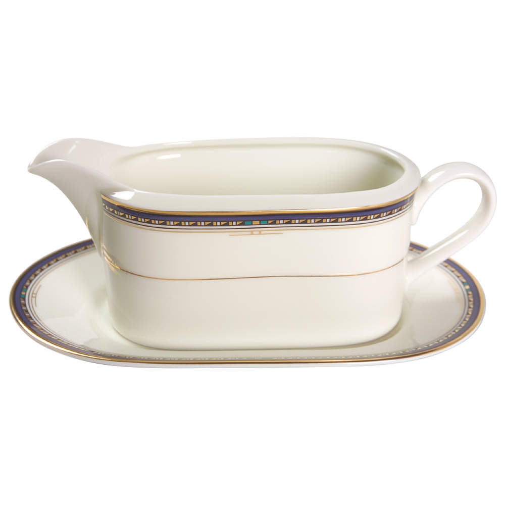 Emporio Gravy Boat & Underplate by Mikasa-1