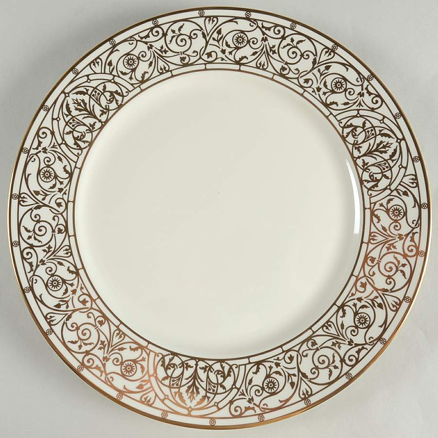 Victorian Gold 12" Chop Plate (Round Platter) by Mikasa-1