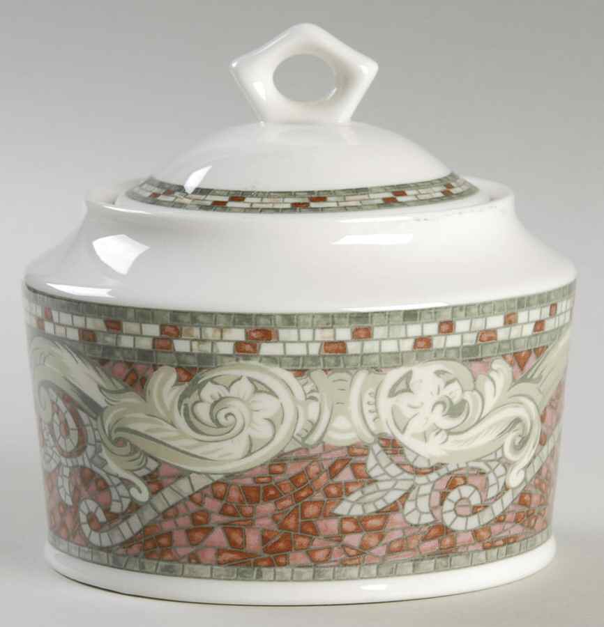 Grecian Court Sugar Bowl & Lid by Mikasa-1