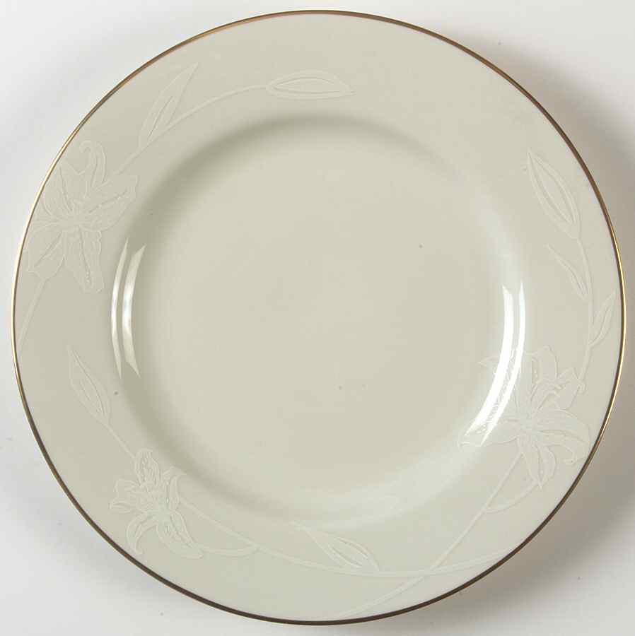 Fleur De Lis Gold Salad Plate by Mikasa-1