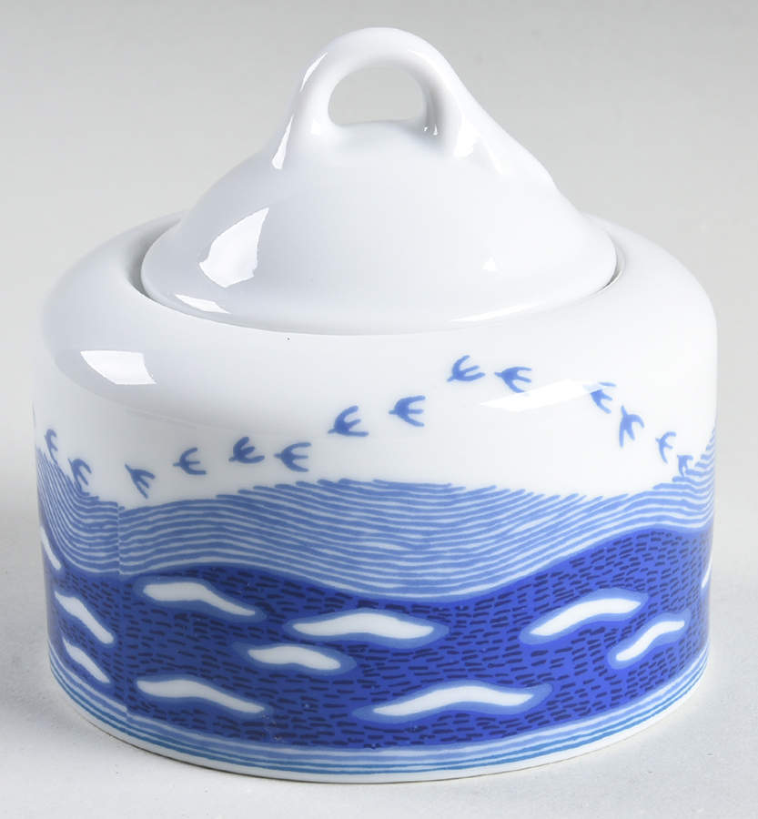 Seashore Sugar Bowl & Lid by Muirfield-1