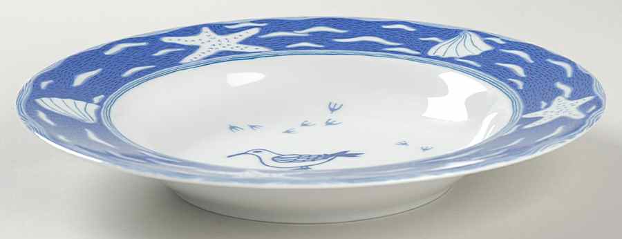 Seashore Rim Soup Bowl by Muirfield-1
