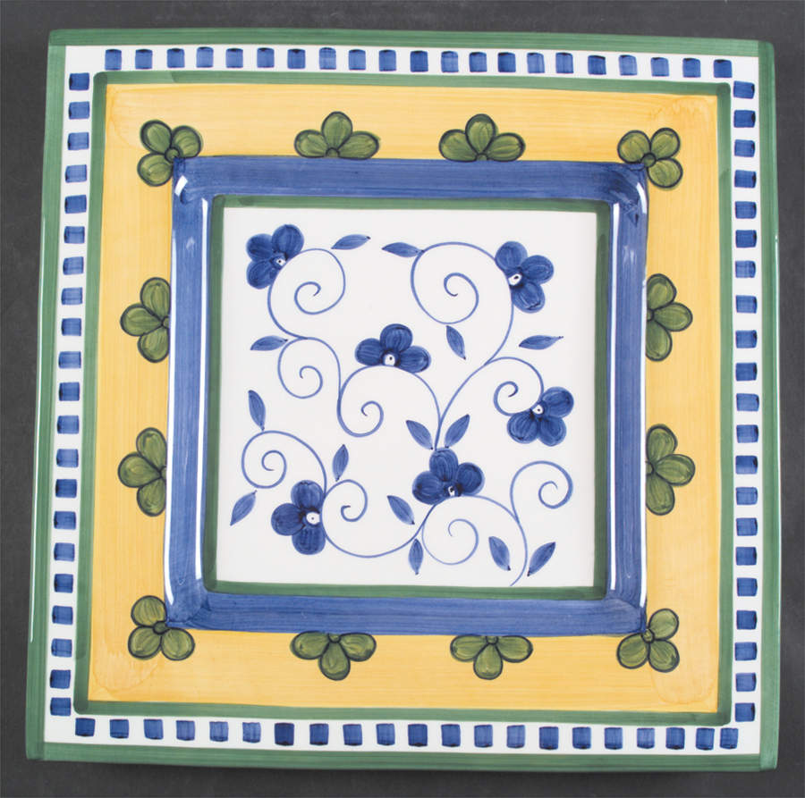 Firenze (Stoneware) 15" Square Serving Platter by Mikasa-1