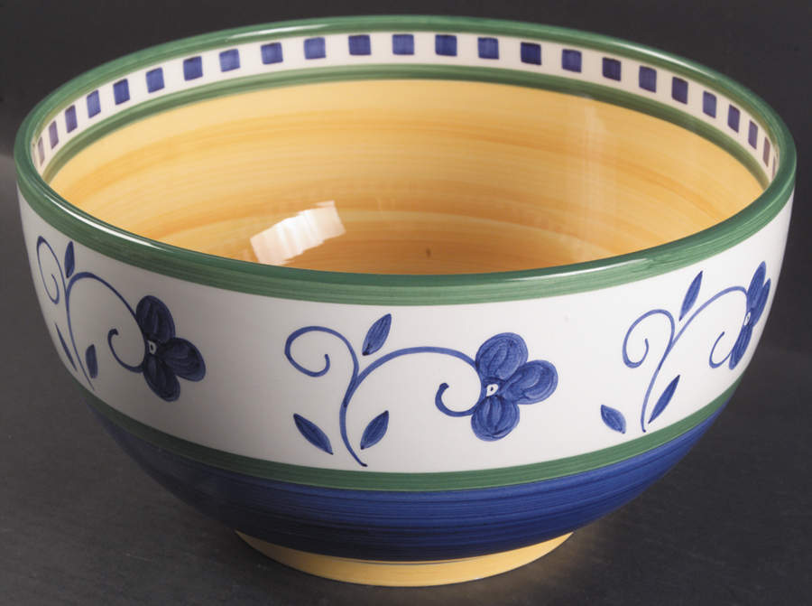 Firenze (Stoneware) 11" Large Salad Serving Bowl by Mikasa-1