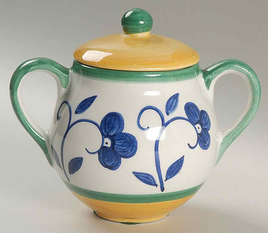 Firenze (Stoneware) Sugar Bowl & Lid by Mikasa-1