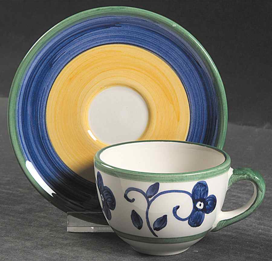 Firenze (Stoneware) Espresso Cup and Saucer Set by Mikasa-1