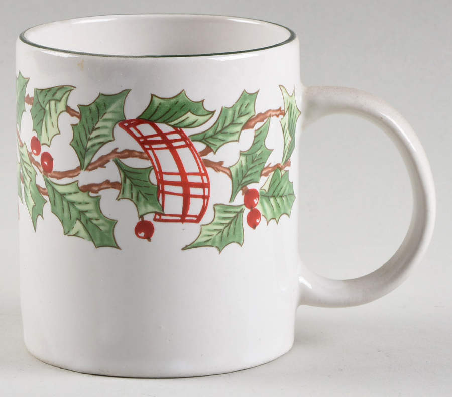 Holiday Ribbon Mug by Mervyn's-1