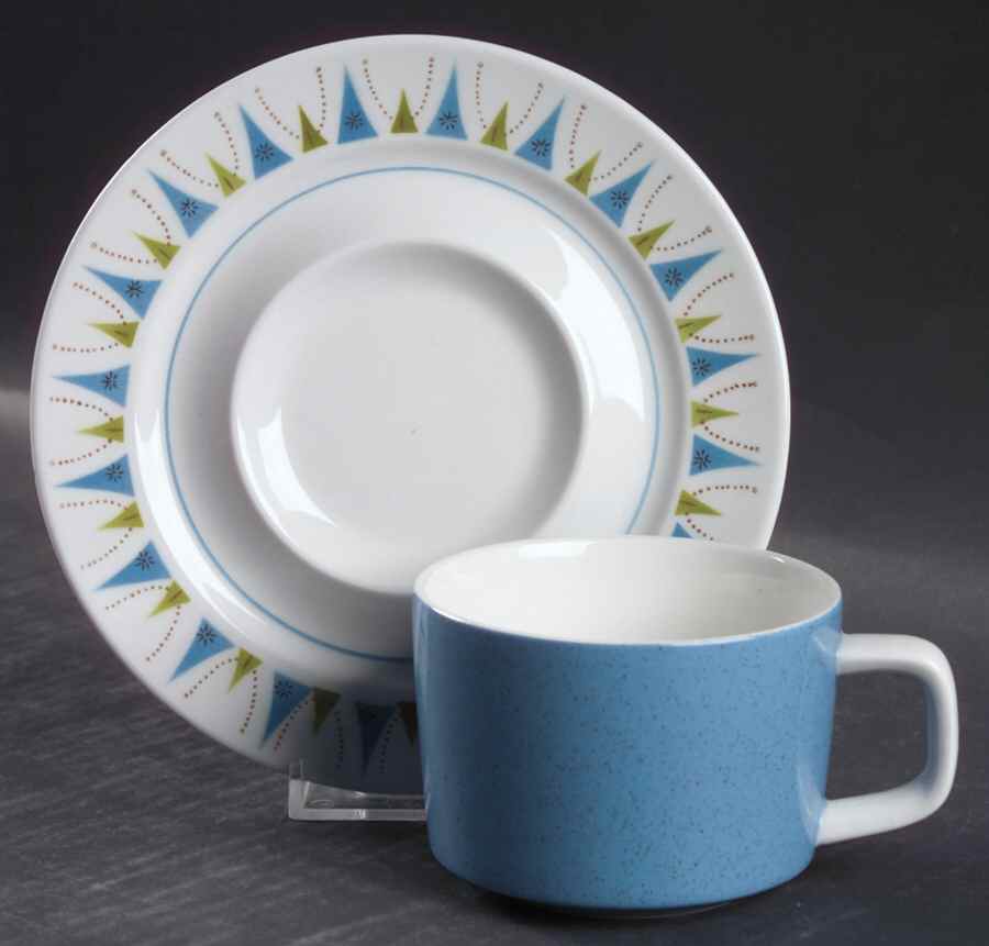 Genie Flat Cup & Saucer Set by Mikasa-1